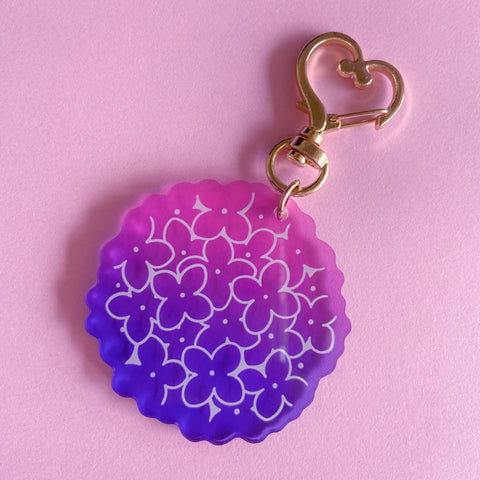 Translucent Hydrangea - Acrylic Charm