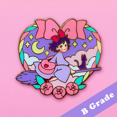 (B)Night time delivery - Enamel Pin