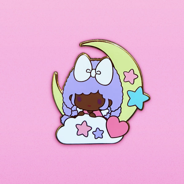 Moon Bunny Angel (Girl Form) Pair - Enamel Pin