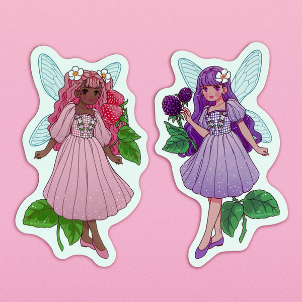 Pink Fairy - Vinyl Sticker