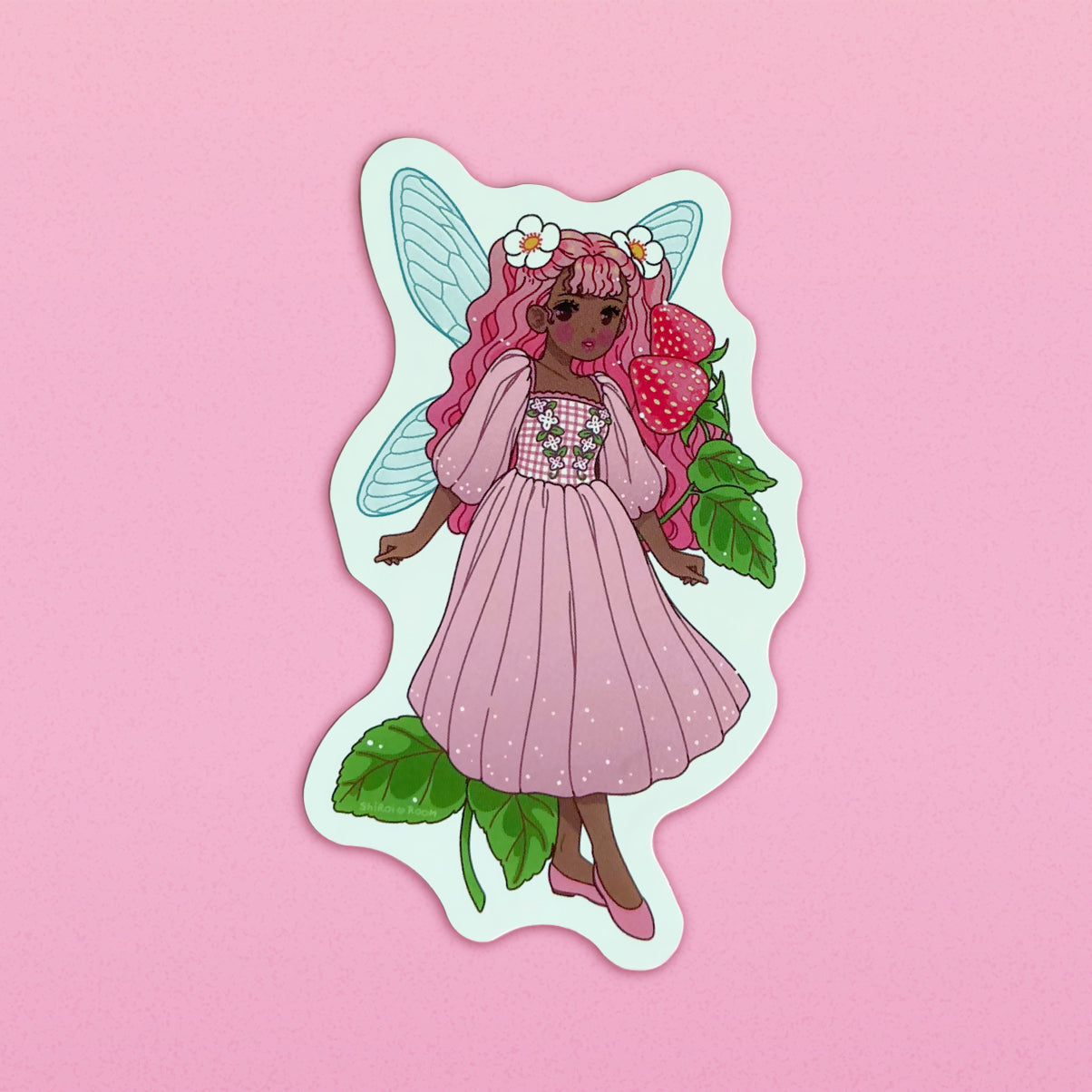 Pink Fairy - Vinyl Sticker