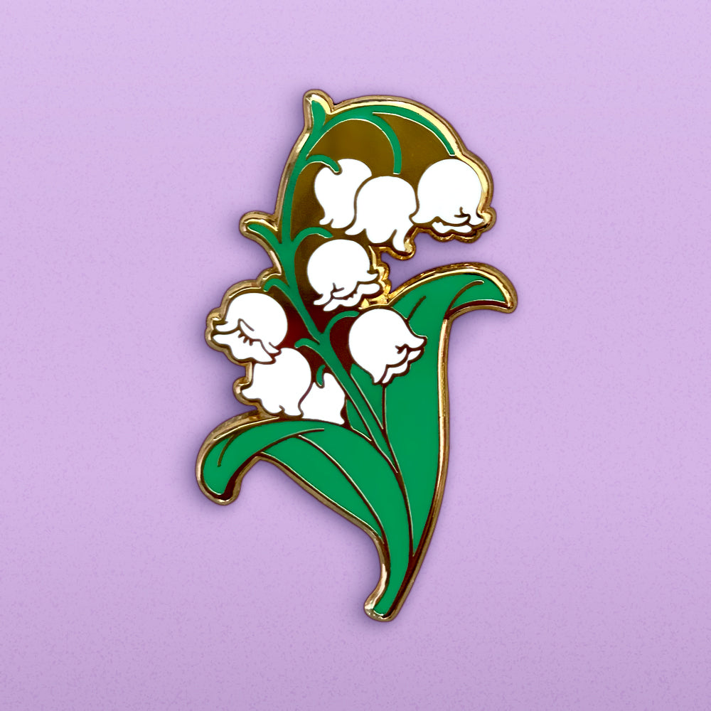 Lily of the Valley - Enamel Pin