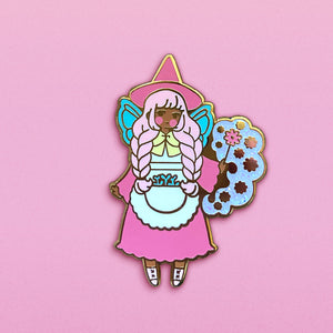 Pink Witch - Enamel Pin